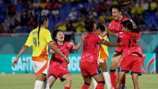 스포츠소식, 한국 축구, 콜롬비아와 1-1 무승부로 U-17 여자 월드컵 ‘조 2위’