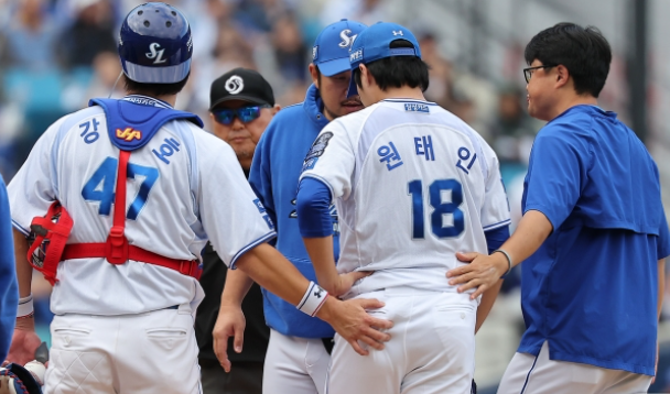 KBO, 일찍 무너진 원태인…삼성 불펜, KIA 강타선 막기엔 역부족