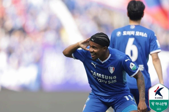K리그, '파울리뇨 멀티골' 수원 삼성, 홈에서 골잔치 4-0 대승 ··· 시즌 첫 2연승