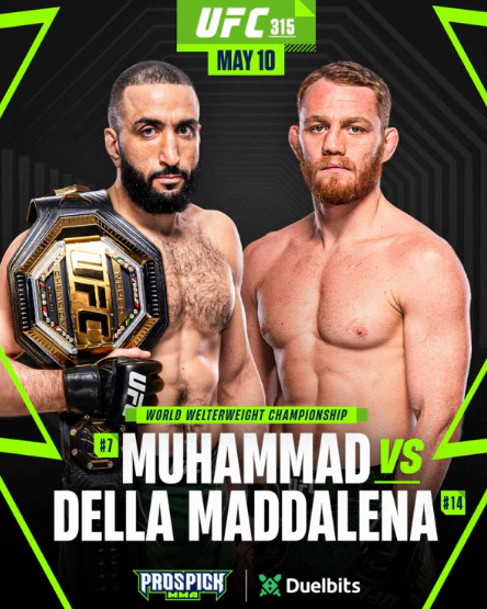 UFC, ‘리멤버 더 네임’ 벨랄 무하마드, 첫 타이틀 방어전…UFC 315 격돌 임박